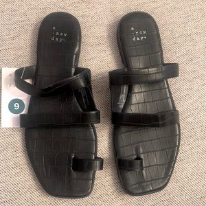 A New Day Target Black Sandals